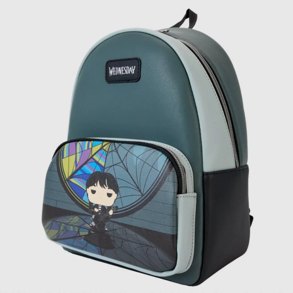 FUNKO LOUNGEFLY Wednesday Addams Playing Cello Mini Backpack NWT